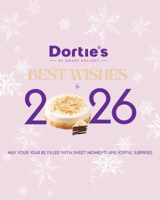 🎉Do roku 2026 vám přejeme hodně radosti, pohody a spoustu sladkých momentů, na které se nezapomíná💜 Tým DORTIES🍰 🎉Wishing...